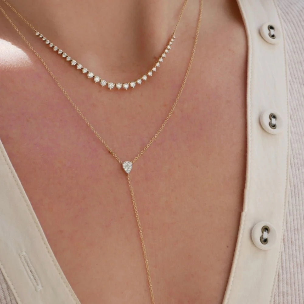 Double Layer Pendant Necklace