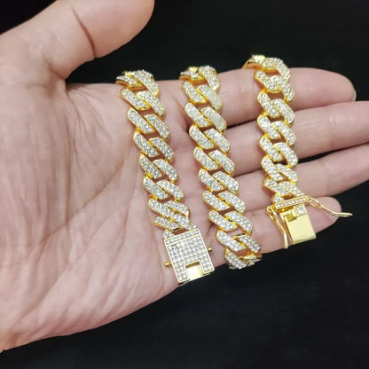 Iced Out 14mm Cuban Chain