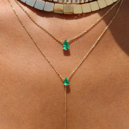 Double Layer Pendant Necklace