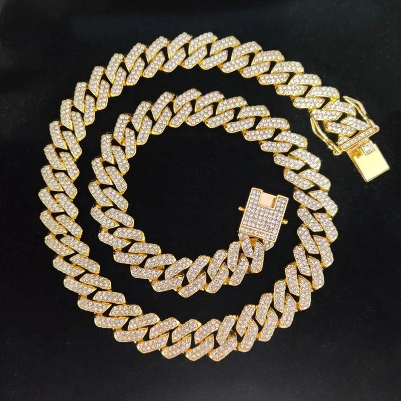 Iced Out 14mm Cuban Chain